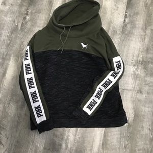 PINK cowel  neck sweater